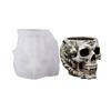 Silicone Skull Mold for Handmade Resin Jewelry Decorative Candle Holders Succulent Plant Pots Crafting Enthusiasts