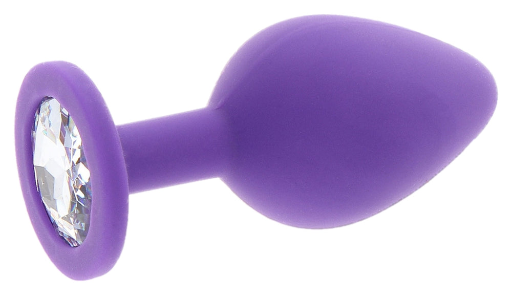 Plug Bijou Diamant Booty M 7 X 3.5cm Violet - JOUET ANAL TOYJOY - Bijoux Anal