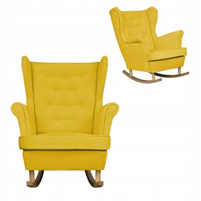 Diana Rocking Chair, Scandinavian, Family Furniture, Yellow, Rocking Chair