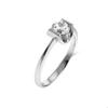 Ring - LUXENTER - Seventy - 925 Sterling Silver - Cubic Zirconia - Rhodium Finish