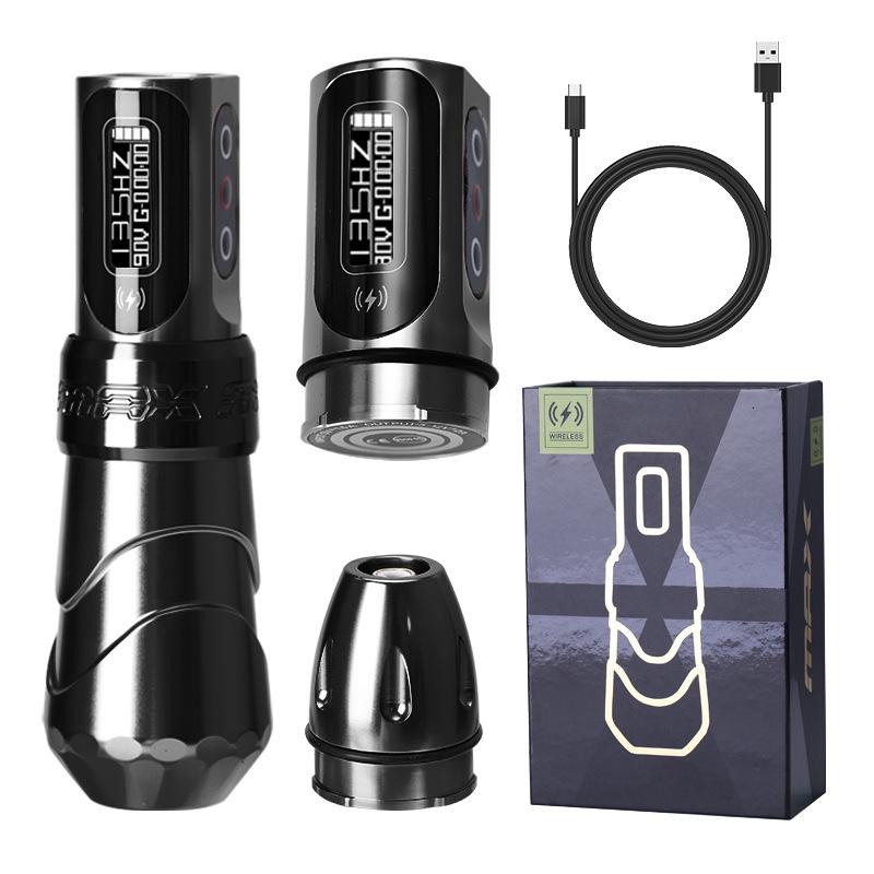 Wireless Tattoo Machine Pen: Battery-Powered Liner & Shader - Integrated Motor