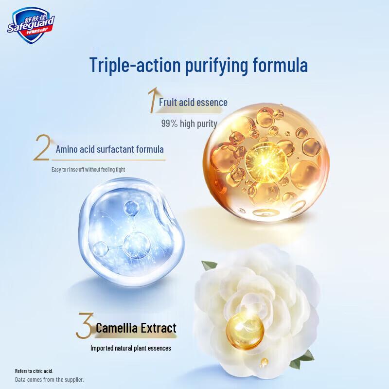 Safeguard Purifying Camellia Foam Body Wash (2x500g)