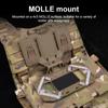 Tactical Vest Phone Holder Molle Mount, Universal Chest Phone Board Carrier Foldable Navigation