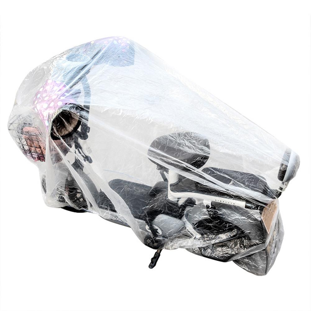 

Motorcycle Cover Universal All Weather Waterproof Dustproof Outdoor Bike Scooter Protector M/L/XL Rain Cove Direct Sales M 200x120CM прозорий