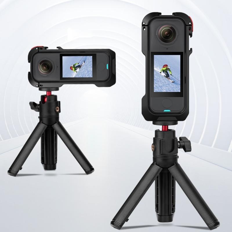 Aluminum Quick Release Cage For X4 Air Action Camera Mount With Cold Shoe Full Protective Frame Case Accessories