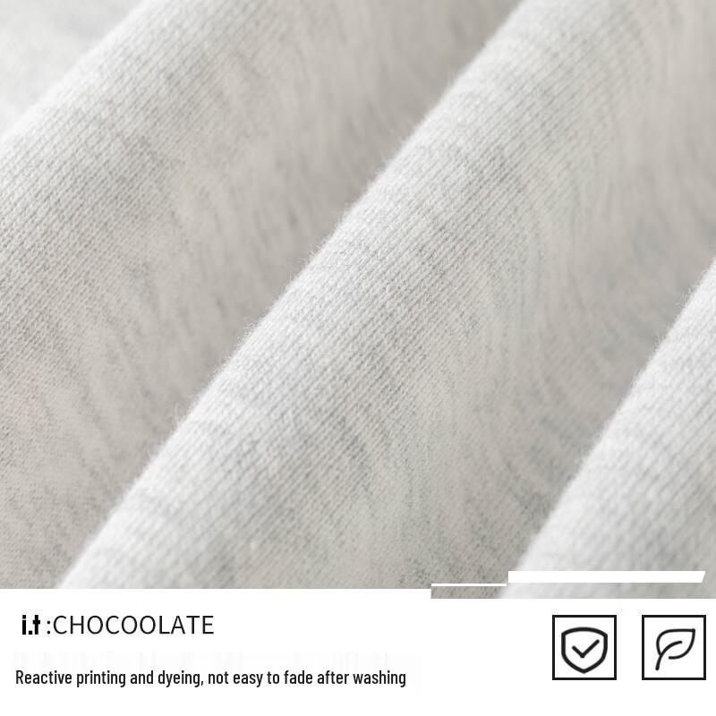 CHOCOOLATEit Herren Kapuzensweatshirt mit halbem Reißverschluss