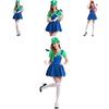 Encantador Disfraz de Falda de Trabajador Luigi de Super Mario Bros para Mujer para Fiestas de Halloween