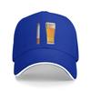 Spring Funny Beer Cigarette Baseball Cap  Outdoor Sports Casual Design Sun Trucker Hat UnisexTeens Sunscreen Snapback Cap