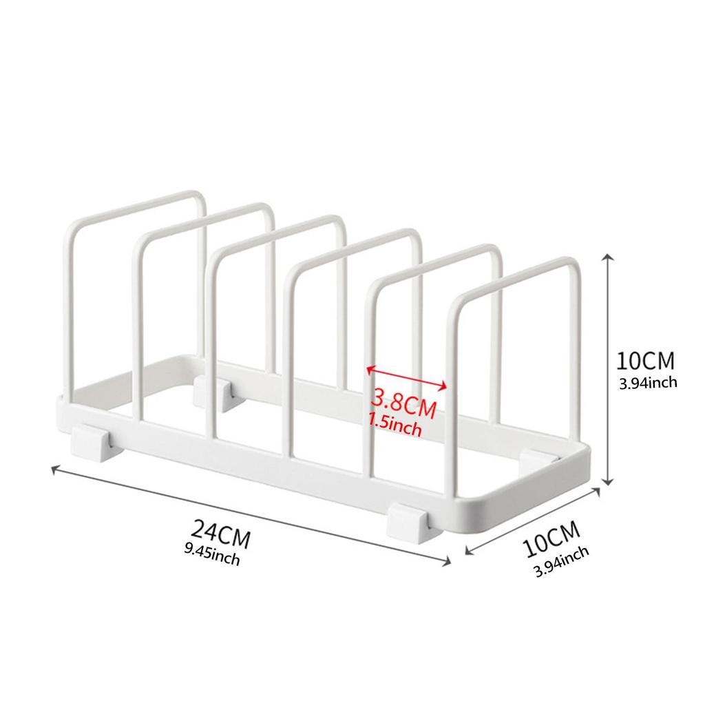 Dish Storage Rack 5 Grids Kitchen Storage Rack Tools Compact Dish Drying Rack for Dining Room Restaurant Kitchen Counter Home
