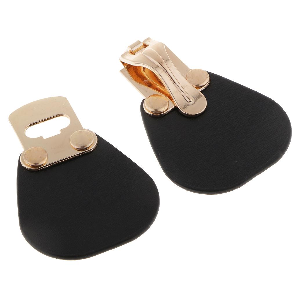 Black PU Leather Alloy Sewing Toggle Button for Bag Closure