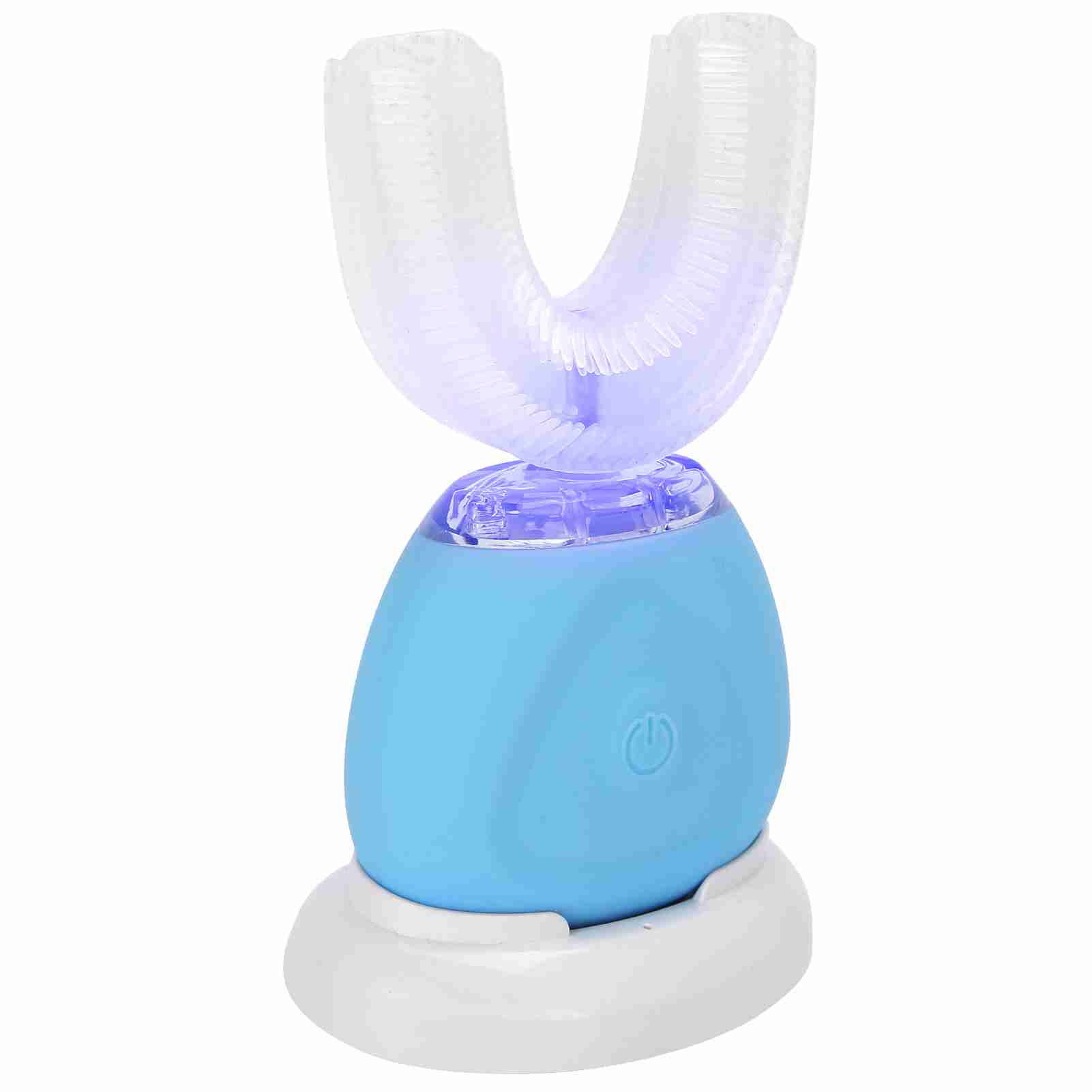 

Ультразвуковая U-образная электрическая зубная щетка, силиконовая отбеливающая зубная щетка для взрослых и детей