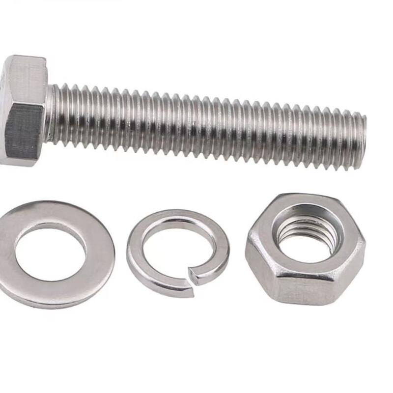 304 Stainless Steel Hex Bolt & Nut Set