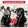 Motorcycle 5 3/4" Headlight Fairing Retro Front Light Mask Cowl For Harley Dyna Street Bob Sportster XL 883 1200 1986-Up Parts