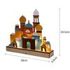 B Wooden Eid Mubarak LED Night Light Muslim Ramadan Decor For Home Islamic Muslim Party Mubarak Decor Party Supplies Durable