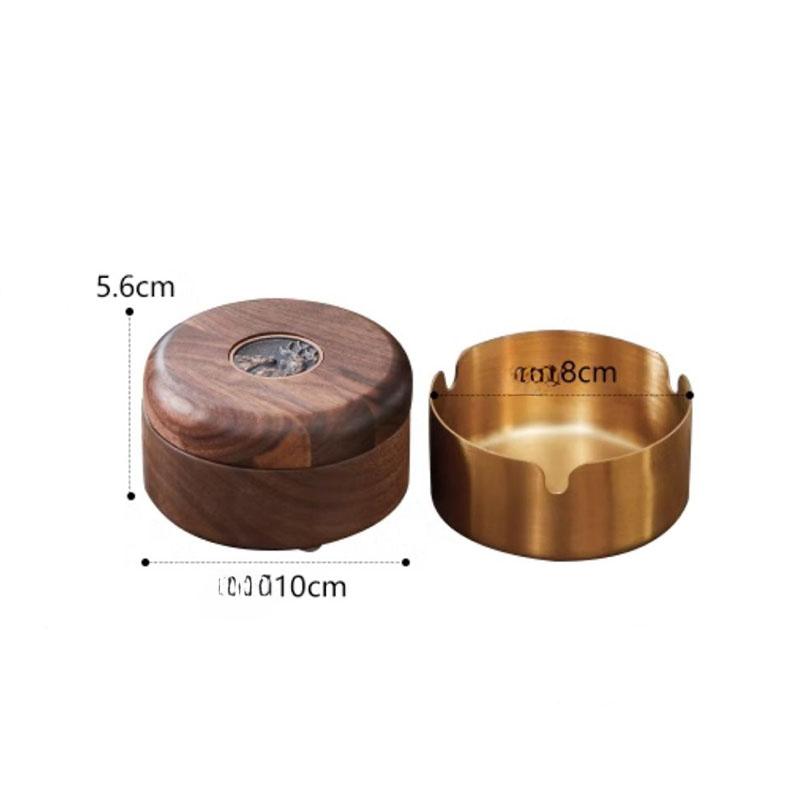 Taschentuchbox-Abdeckung aus schwarzem Walnussholz, kreative Wohnzimmer-Dekoration, Schreibtisch-Aufbewahrung, Papierhandtuchhalter, unterteilte Aufbewahrungsboxen, Tablett