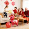 Walking Horse Shaped Balloon Inflatable Standing Horse Balloon With Wheels Cute Cartoon Horse Animal Balloons For New Year Kids