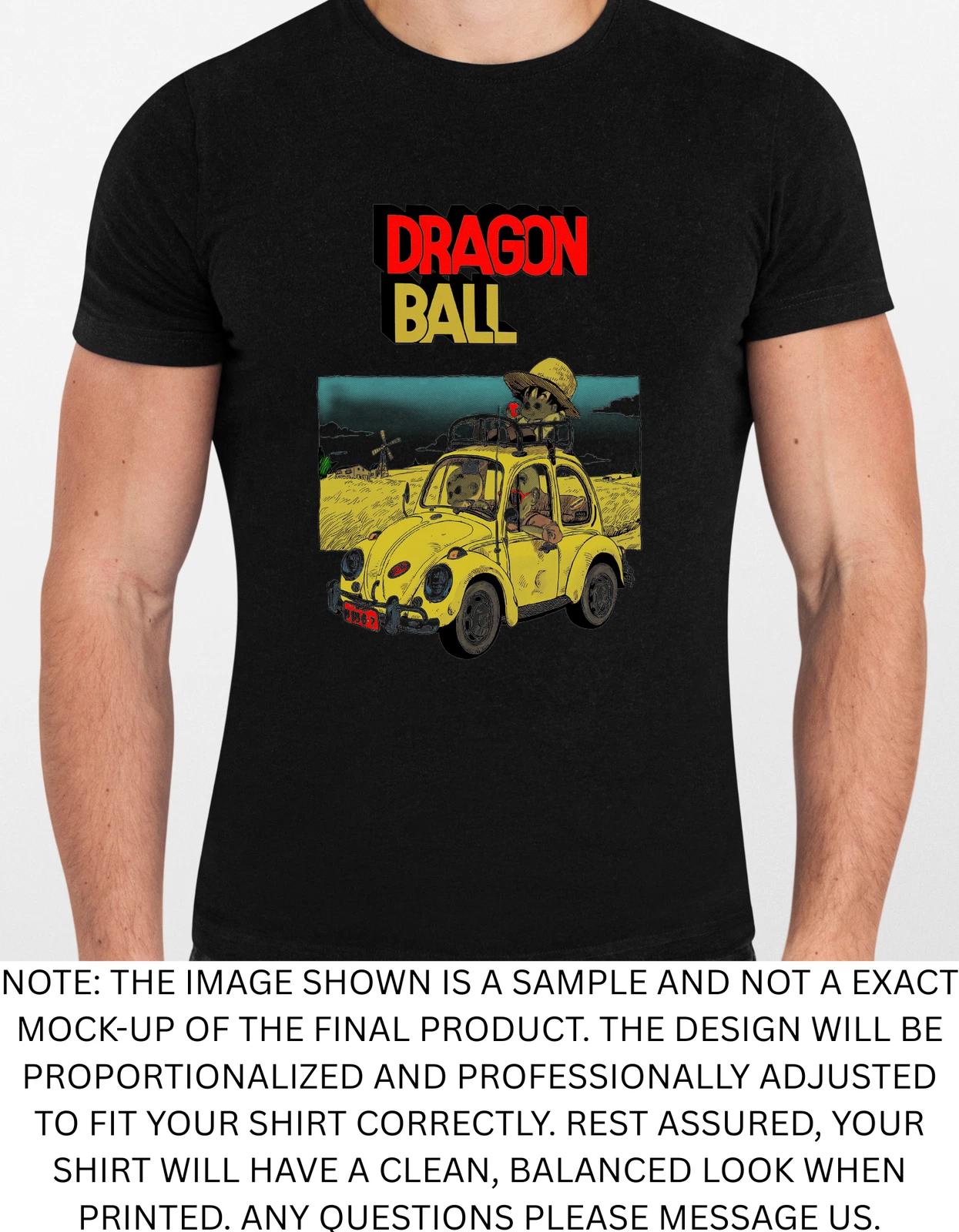 Men s and Women s T-shirts Dragon Ball Car Graphic XL