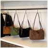 Korean Style High-End Suede Plush Retro Crossbody Bag for 2026 Summer