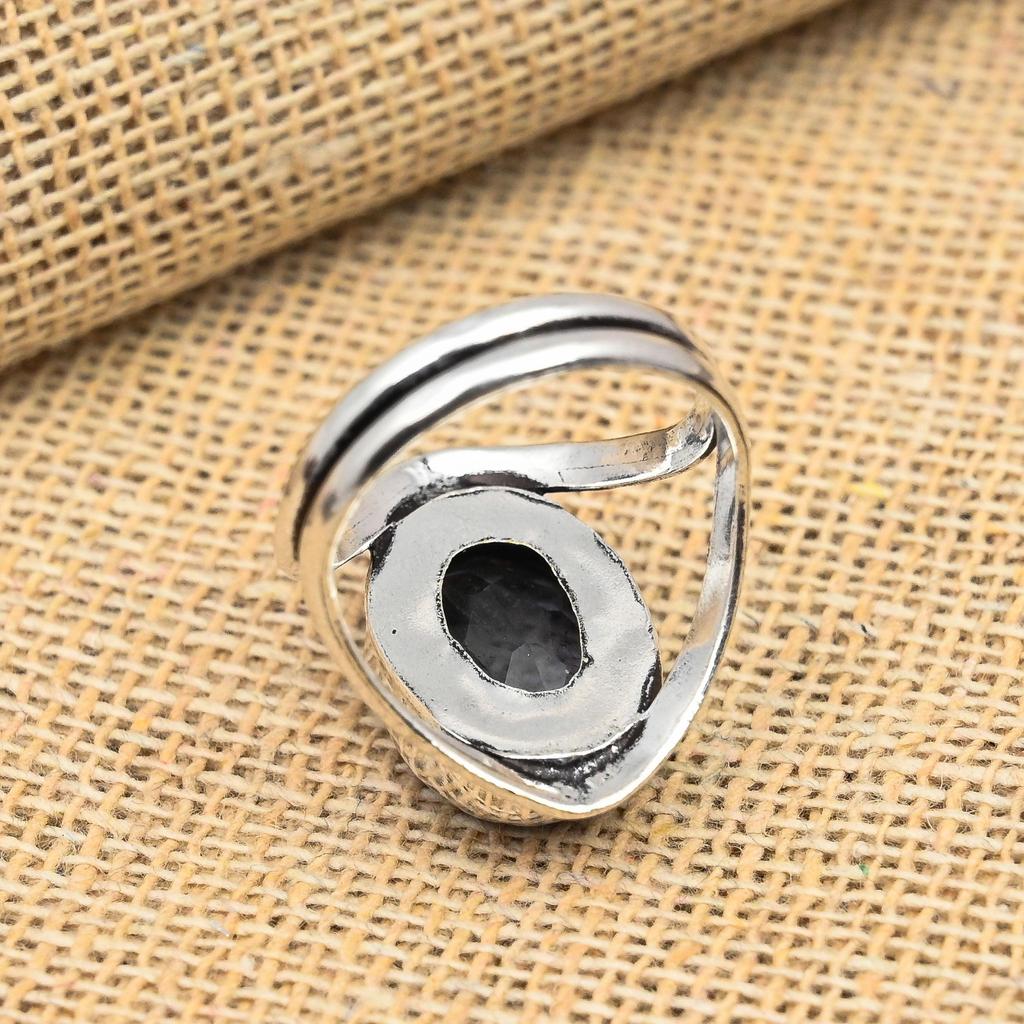 Attractive Iolite Gemstone Handmade 925 Solid Sterling Silver Jewelry For Wedding Gift