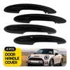 4x Osłony Czarnych Klamki Drzwi Zewnętrznych Lewa i Prawa do Mini Countryman F60 2017-2024