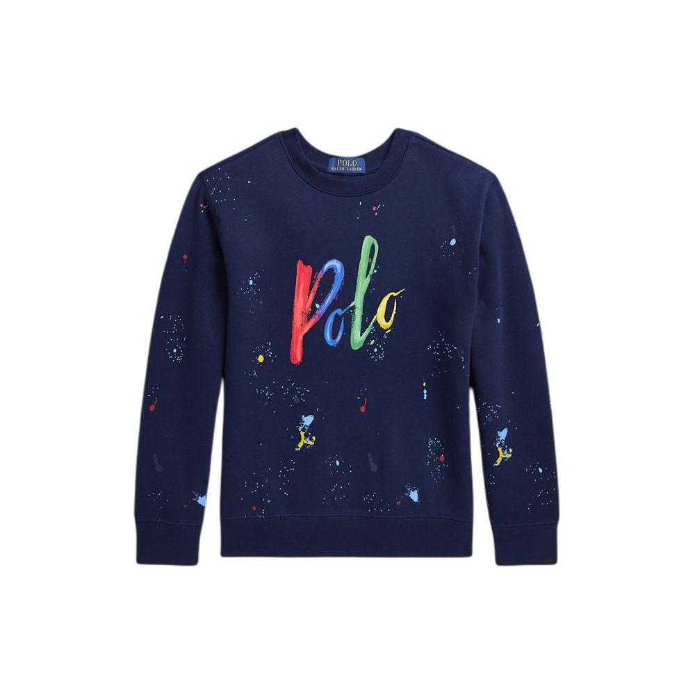 

Свитшот Polo Ralph Lauren Весна-Лето 2024 Принт с буквами Круглый вырез Повседневный Длинный рукав Детские топы Темно-синий CWPOKNIY8021053-410 S