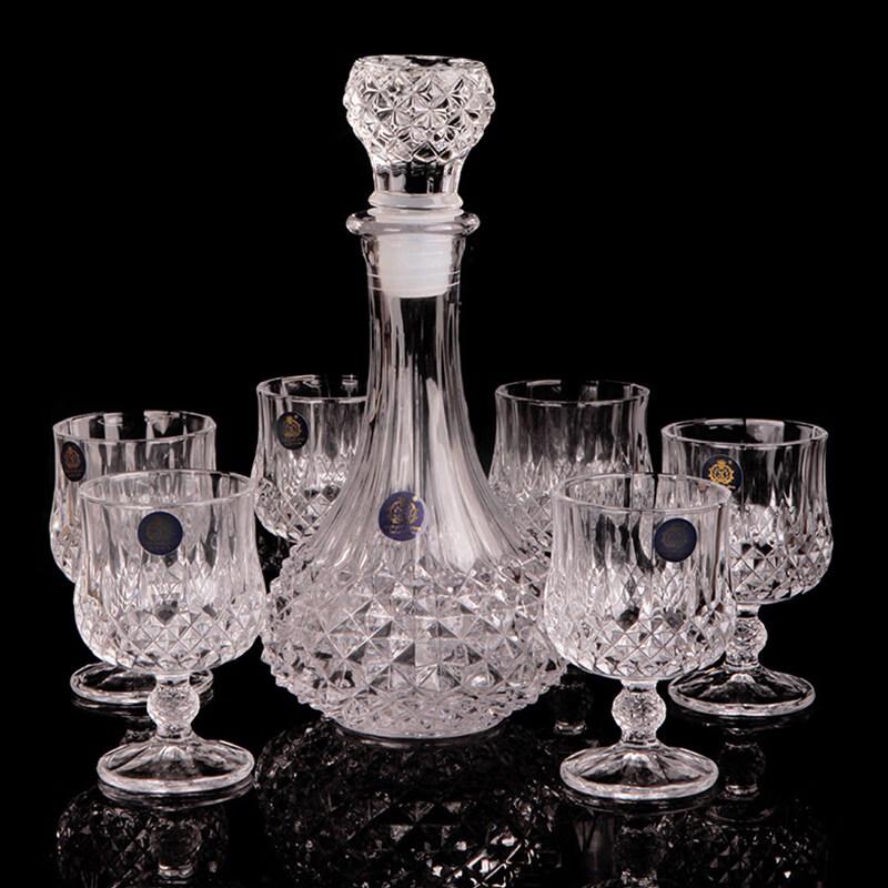 Flavinmci Europäisches Kristall Whiskey- & Brandy-Dekanter-Set