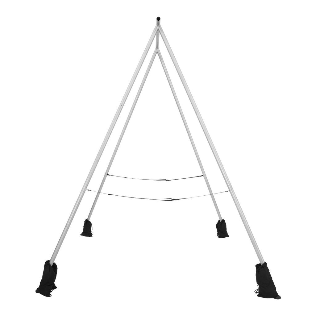 Yoga Stand Frame, 3m Length Swing Stand, Max 250 Kg Load Triangular Structure Aerial Rig, Aerial Silk Stands for Yoga Enthusiasts, Non-Slip Base,