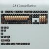 28 Constellation  Keycaps Pbt Sublimation Moa High Mechanical Keyboard Personality Diy Chinese Style Keycaps 131Keys