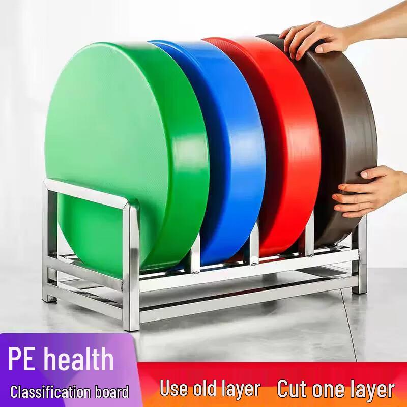 Jingchengwen Round PE Plastic Commercial Cutting Board