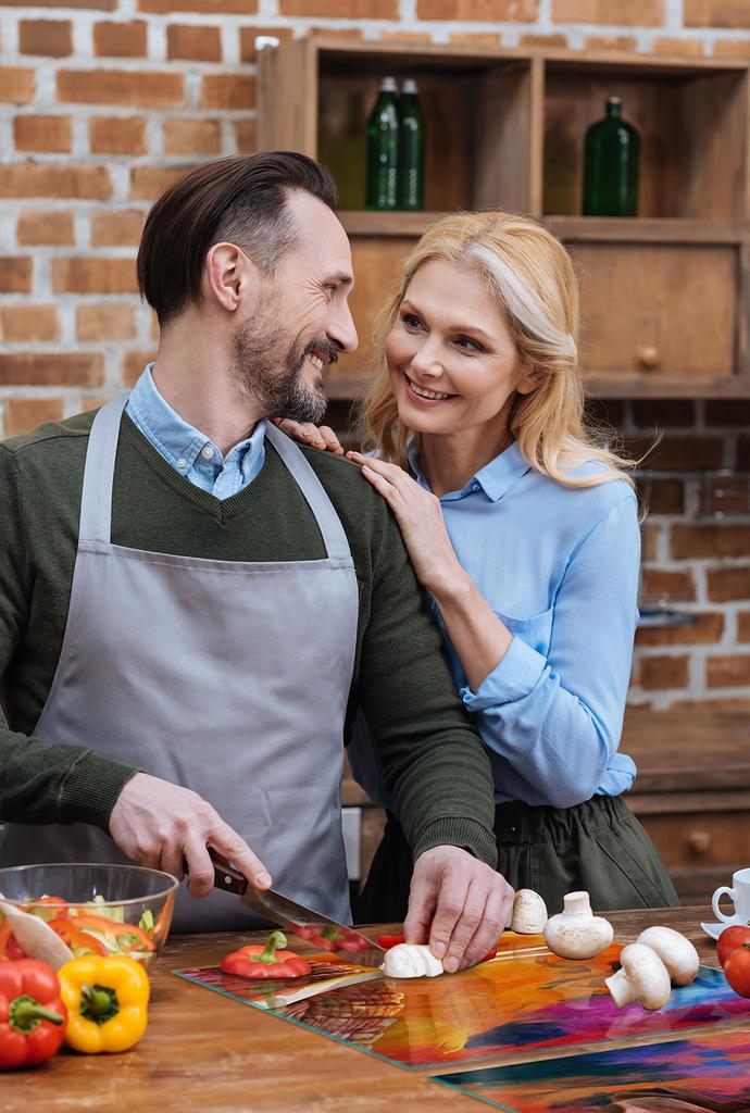 SZKLANA PŁYTA OCHRONNA NA KUCHENKĘ 70x52 SŁOŃ