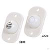 4 Pcs. Storage Box Tape Rolls Garbage Can Wheels