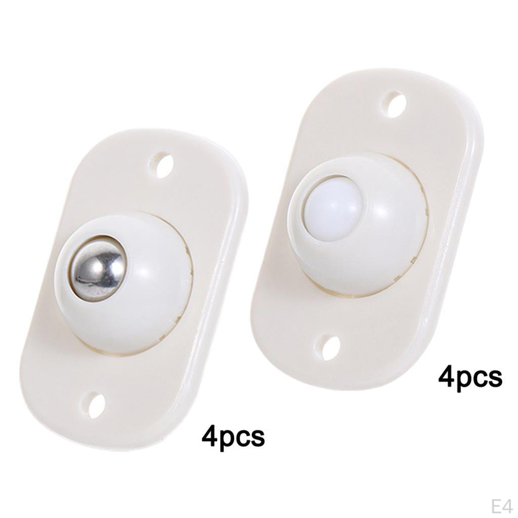 4 Pcs. Storage Box Tape Rolls Garbage Can Wheels