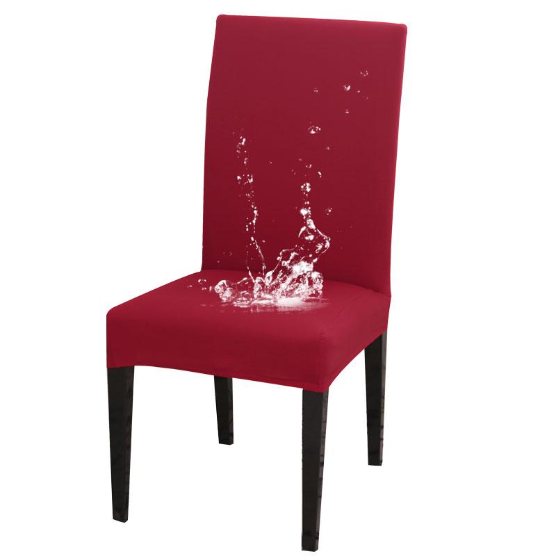 11 Colors Waterproof Chair Cover for Dining Room,stretch Solid Chair Protector for Banquet ,wedding,party,office Chair Slipcover