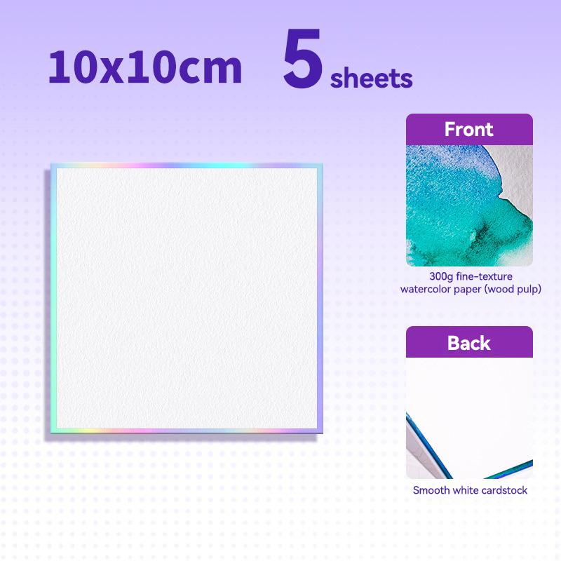 

Borrence 300g Watercolor Paper Signing Board 2.0mm Thicked Blank Whiteboard For Watercolor Painting Acrylic Markers Art Supplies