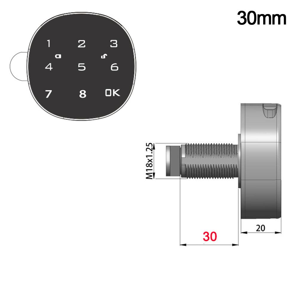 Password Lock Smart Mailbox Lock Electronic Lock Digital Electronic Smart Door Locks For File Cabinet Drawers Doors Mailbox Lock