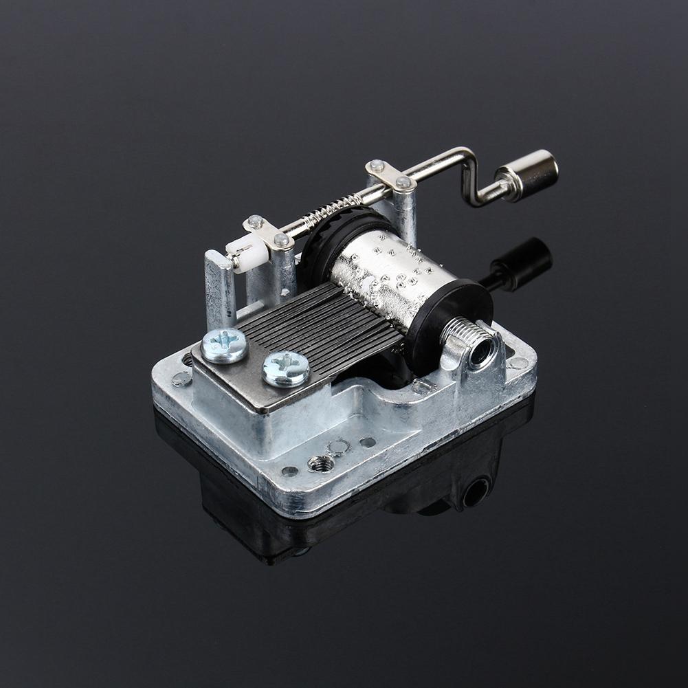 18 Tones Mechanical Music Box DIY Music Box Movement Play Hand Crank Music Box Caskets For Girl
