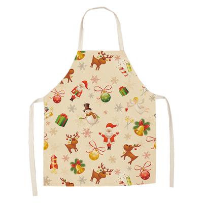 Weihnachtsschürze Baumwolle und Leinen Frohe Weihnachten Schürze Weihnachtsschürzen für die Weihnachtsfeier Aldult