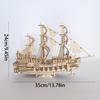 Diy Wooden Puzzle Ship: The Dutchman 3D Handcrafted Model The Perfect Gift Choice For Birthdays, Halloween, And Christmas