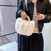 Stylish Autumn/Winter Fluffy Crossbody Handbag with Rabbit Fur