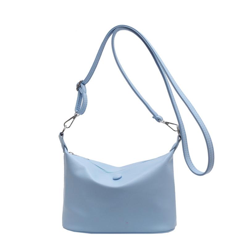 Candy Color Fashion Shoulder Bag 2025 New Bag Women's Spring and Summer Niche Small Bag Pu Simple Messenger Bag Tide