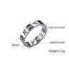 Rockyu and One Size Fits All Silver 925 Pure Silver Buddhist Lotus Ring with Heart Sutra Buddhist Amulet Ring for Protection from Evil and Good