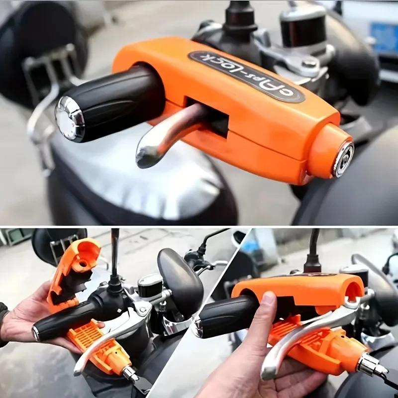 Mini Electric Vehicle Bike Anti-Theft Lock Set For Bike Handlebar Lock Brake Lock Motorcycle Lock Horn Throttle Lock