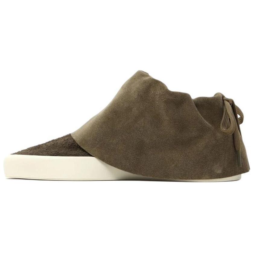 Fear of God Suede Round Toe Lace-Up Low-Top Sneakers Men Sneakers Dark-Green FG880-135SUE-245