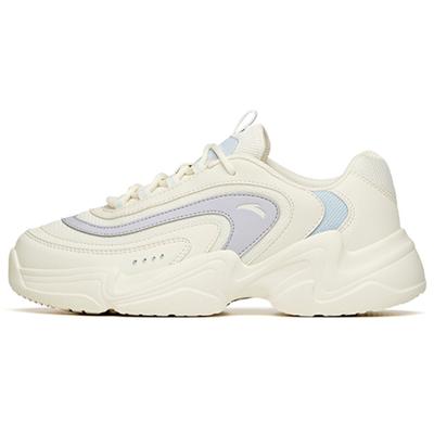 Chao Worship 2.0 Cushioning Anti-Slip Wear-Resistant Breathability Low-Top Casual Shoes Women's White Purple Sneakers 121948823R-5