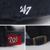 Brand Clean Up Baseball for Men and by Forty Seven Nationals '47 Cap, RGW15GWS-NY, Navy, Women, Brand,