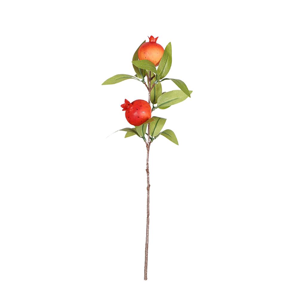 Simulation Pomegranate Sprigs Artificial Pomegranate Branches Chinese New Year Household Decor