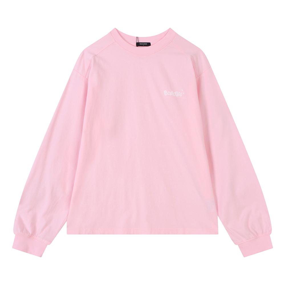 Burkeru Women S Artwork Long Sleeve Ts Pink Pink_F