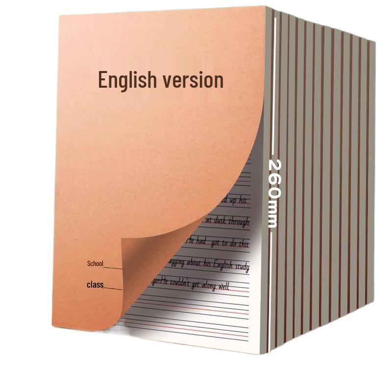 English Composition Notebook for Elementary & Junior High Students - 16k Workbook