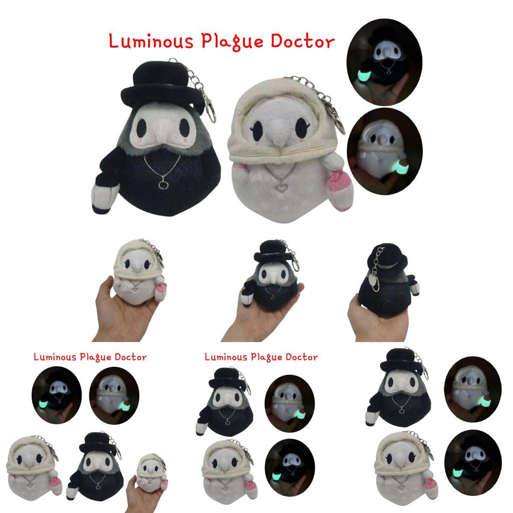 Neuzugang Pestdoktor Plüsch Schlüsselanhänger Krähe Vogel Halloween Rucksack Ornament