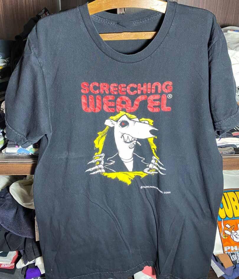

Boogadaboogada wbr/ boogada Screeching Weasel Shirt Black Unisex S5XL Unisex T-Shirt S